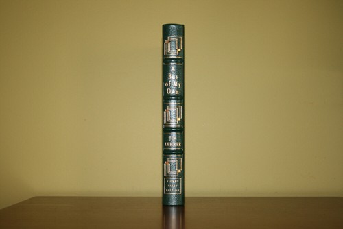 SIGNED FIRST EDITION Easton Press A BUS OF MY OWN Jim Lehrer 1ST ED 1992 MINT - Picture 4 of 7