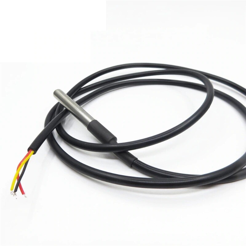 20-Pack 1M DS18B20 Waterproof Digital Temperature Sensor Probe Thermistor (NTC, Stainless Steel)
