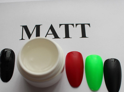 250ml FinishGel MATT seidiger Look, mattes klar UV Finisch Versiegelungsgel Neu