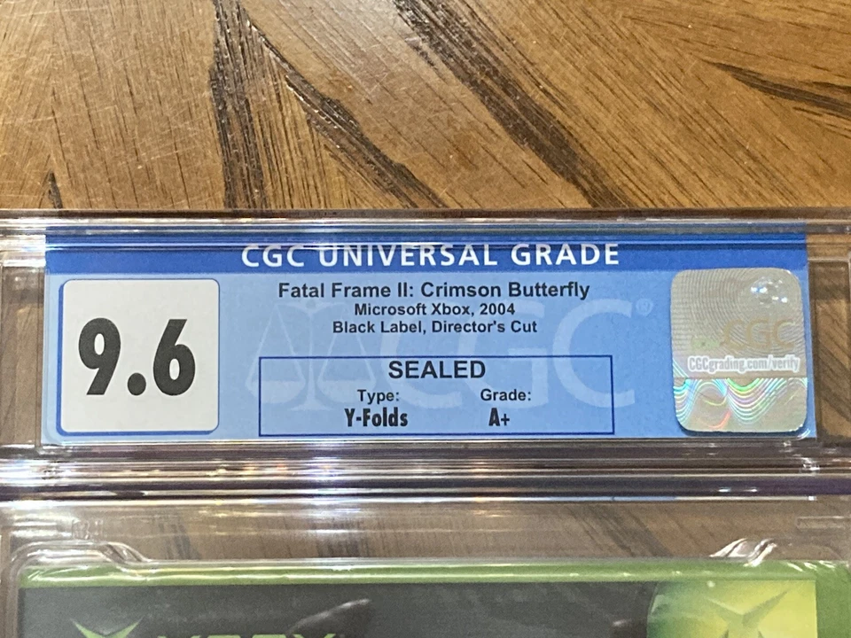Clasificado - Xbox - Fatal Frame 2 II Crimson Butterfly CGC 9.6 A+ Nuevo WATA Foto 2 de 4