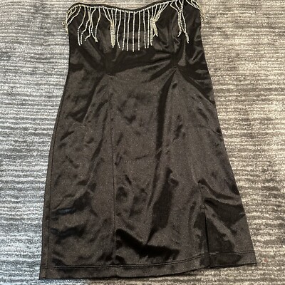 forever 21 strapless mini dress Strapless Drop-Waist Mini Dress