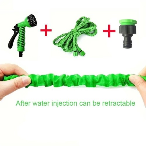 Expandable Garden Hose Pipe Anti Kink With 7 Function Water Spray Gun Magic Hose - Picture 13 of 24
