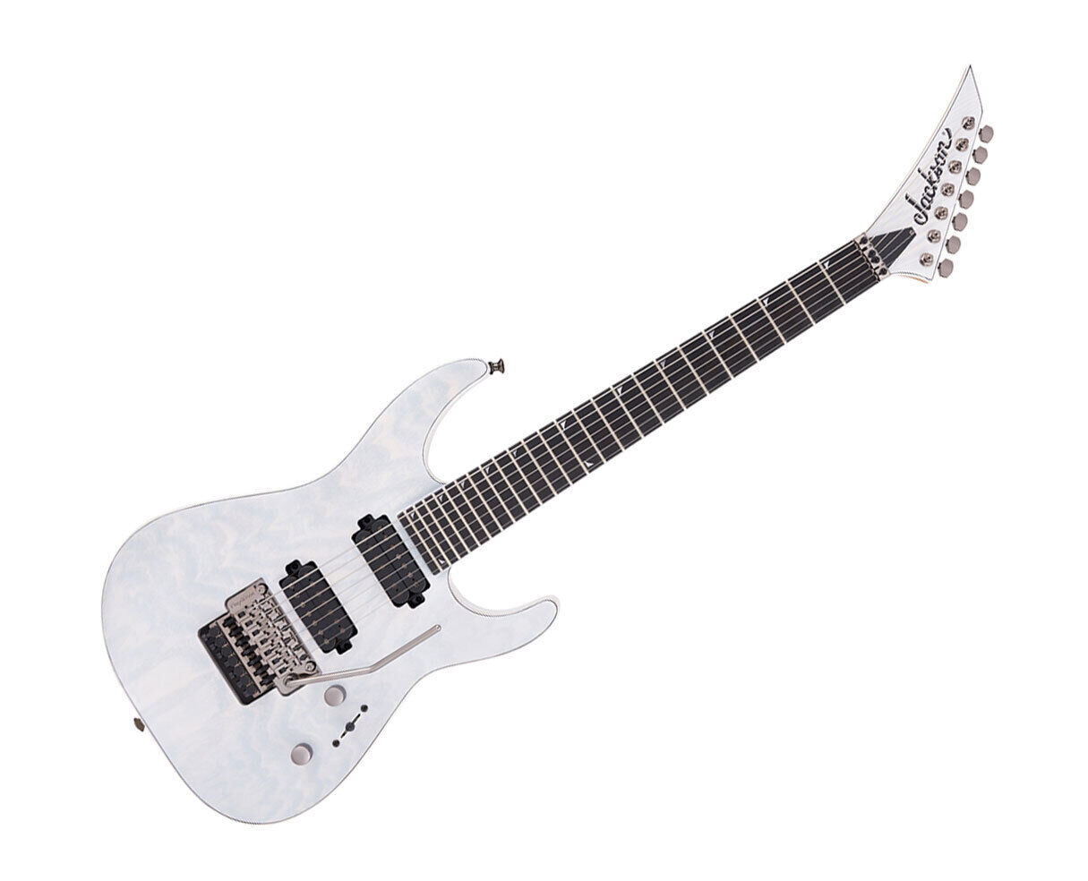 Used Jackson Pro Series Soloist SL7A Electric Guitar - Unicorn White w/Ebony FB