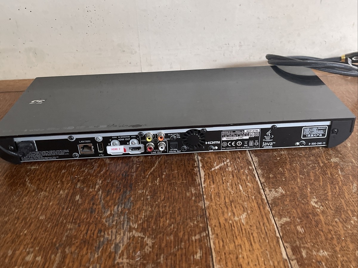 Sony BDP-S790 3D smart WiFi Blu-ray Disc/DVD Player with Netflix