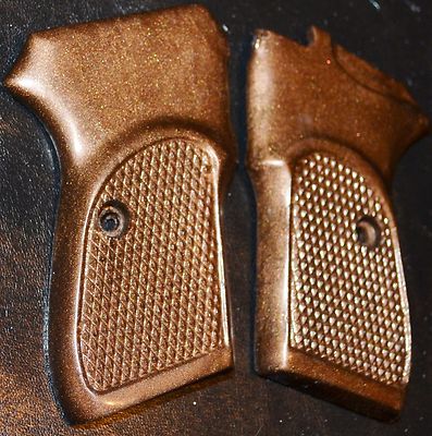 Bersa Thunder Firestorm 383A Pistol Grips dark brown checker