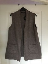 Tigi Size 10/12 Brownish Mixture Fleck Waistcoat With Pockets