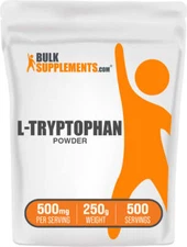 BulkSupplements L-Tryptophan Powder - 500mg per Serving