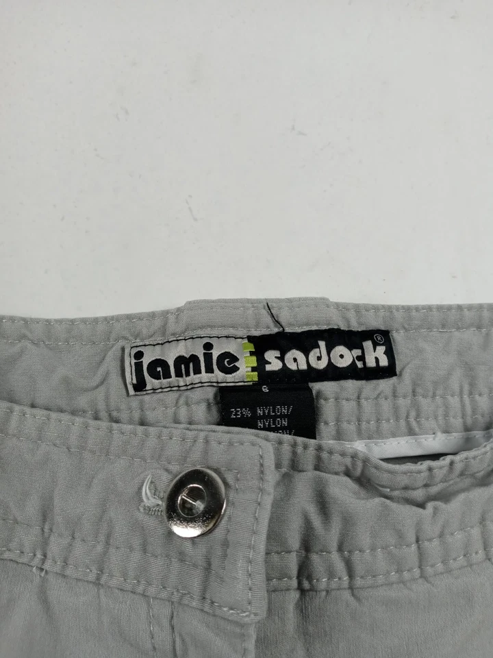 Pantalones de golf Jamie Sadock para mujer talla 6 Capri cargo cremalleras logotipo Foto 2 de 4