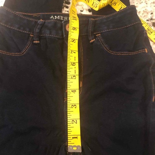 American Eagle Sky High Jegging 00 Jeans Dark Wash - Picture 7 of 11