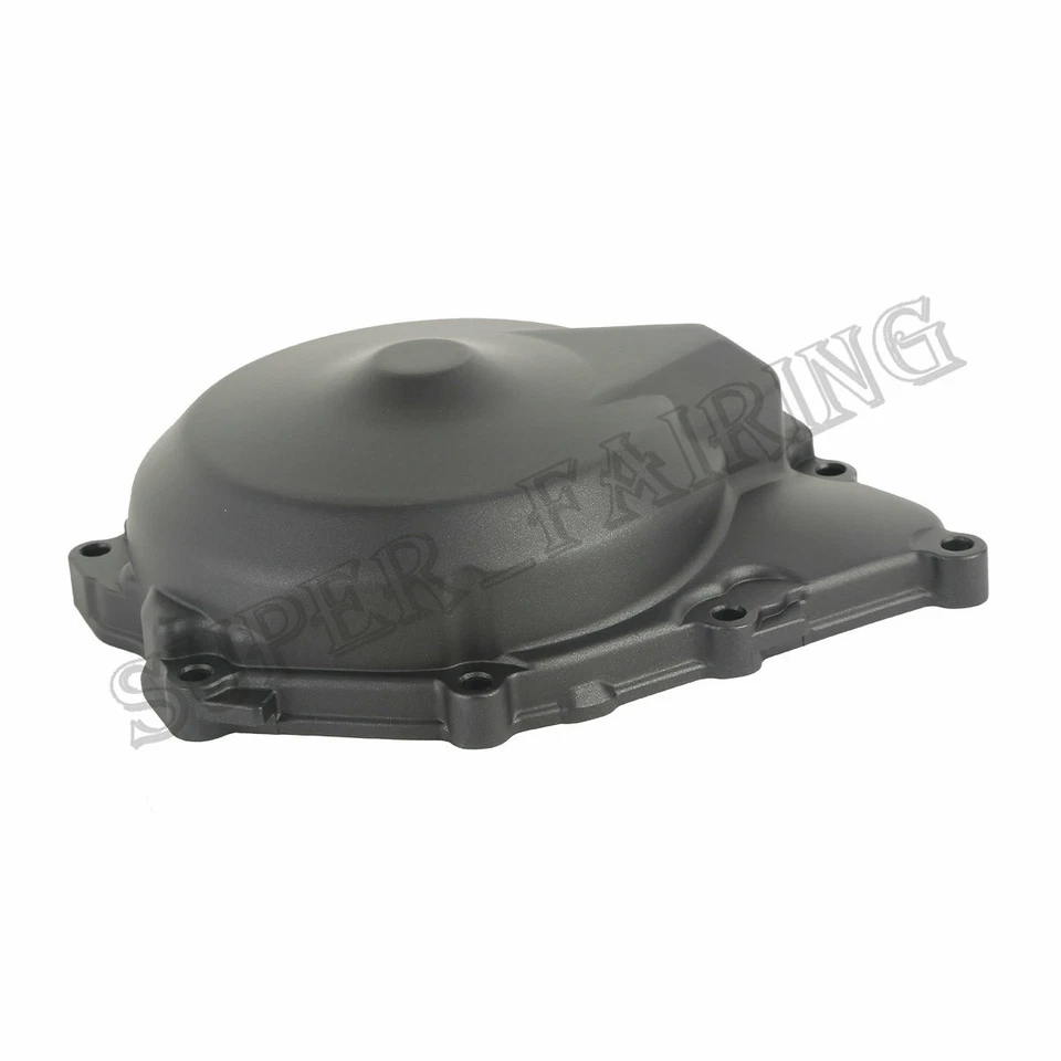 Cubierta del cárter del estator del motor izquierdo apta para Yamaha YZFR6 YZF R6 2006-2024 NEGRO Foto 4 de 4