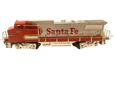 Rail King:  SANTA FE  Dash 8 Engine  # RK 2004     ***VIDEO***