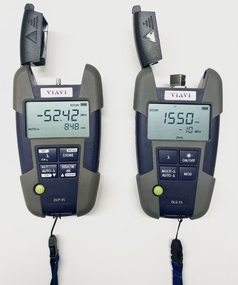 JDSU VIAVI OLS-35 & OLP-35 OLTS Kit Optical Light Source Power Meter