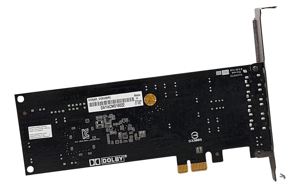 ASUS XONAR DGX ASM PCI-E x1 5.1 Sound Card - Price Inc VAT - Image 3 of 3