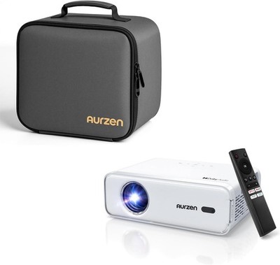 Aurzen Eazze D1 Smart Projektor mit Tragetasche, Netflix offiziell &... 