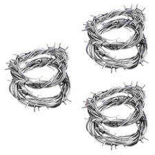  3 PCS Halloween Barbed Wire Fake Barbwire for Decoration Barbedwire