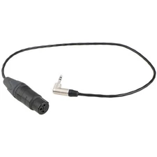CAMVATE 18" 3-Pin XLR Female to 3.5mm Male Cable for RED Sony Cine Camera