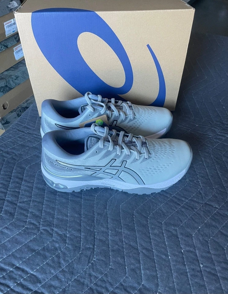 New Mens Golf Shoe Asics GEL Kayano Ace Grey/White/Grey  1111A209 - Image 2 of 4