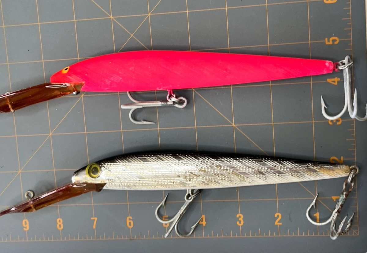 Rebel Double Deep Shad – Leurre Plongeant Vintage En Plastique Pour La Pêche Au Shad (occasion, 9 Cm)
