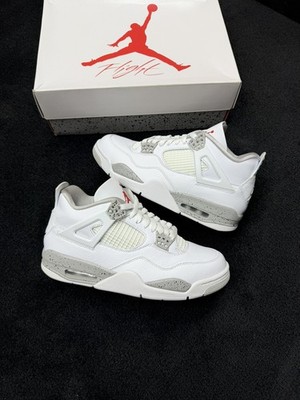 ✓Size 8 - Jordan 4 Retro Mid White Oreo and Grey✓ 194956852049| eBay