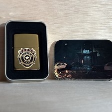 RPD Gold Flip Lighter + Tin | Resident Evil | UV Printed Design