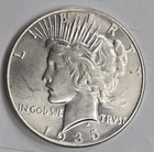 1935 Peace Silver Dollar BU