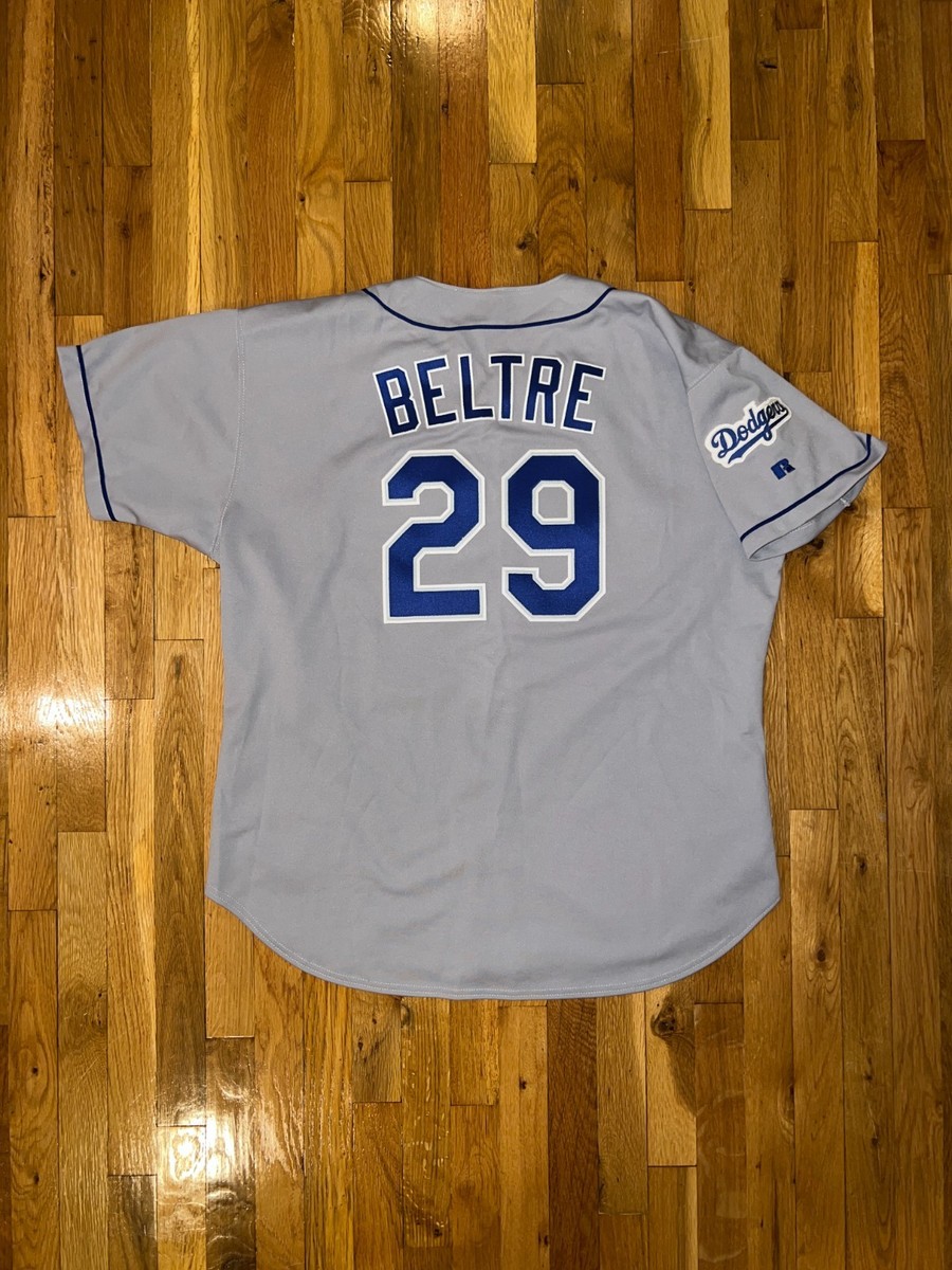 ADRIAN BELTRE Authentic Russell Athletic LOS ANGELES DODGERS Grey