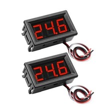 2Pack DC0-100V Mini Voltmeter Voltage Tester DC Voltage Gauge Voltage