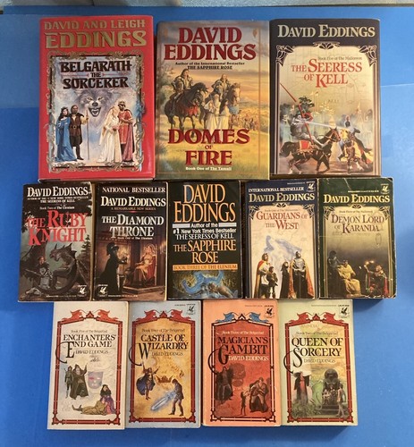 David Eddings Elenium Complete Series Book Set 1-3 Book Lot Of 12