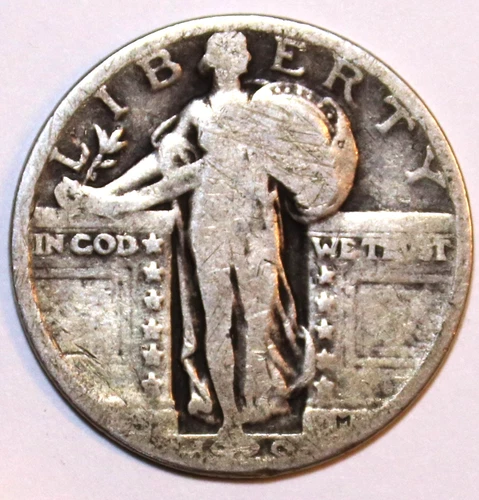 1929-P Standing Liberty Quarter - About Good - #0147E