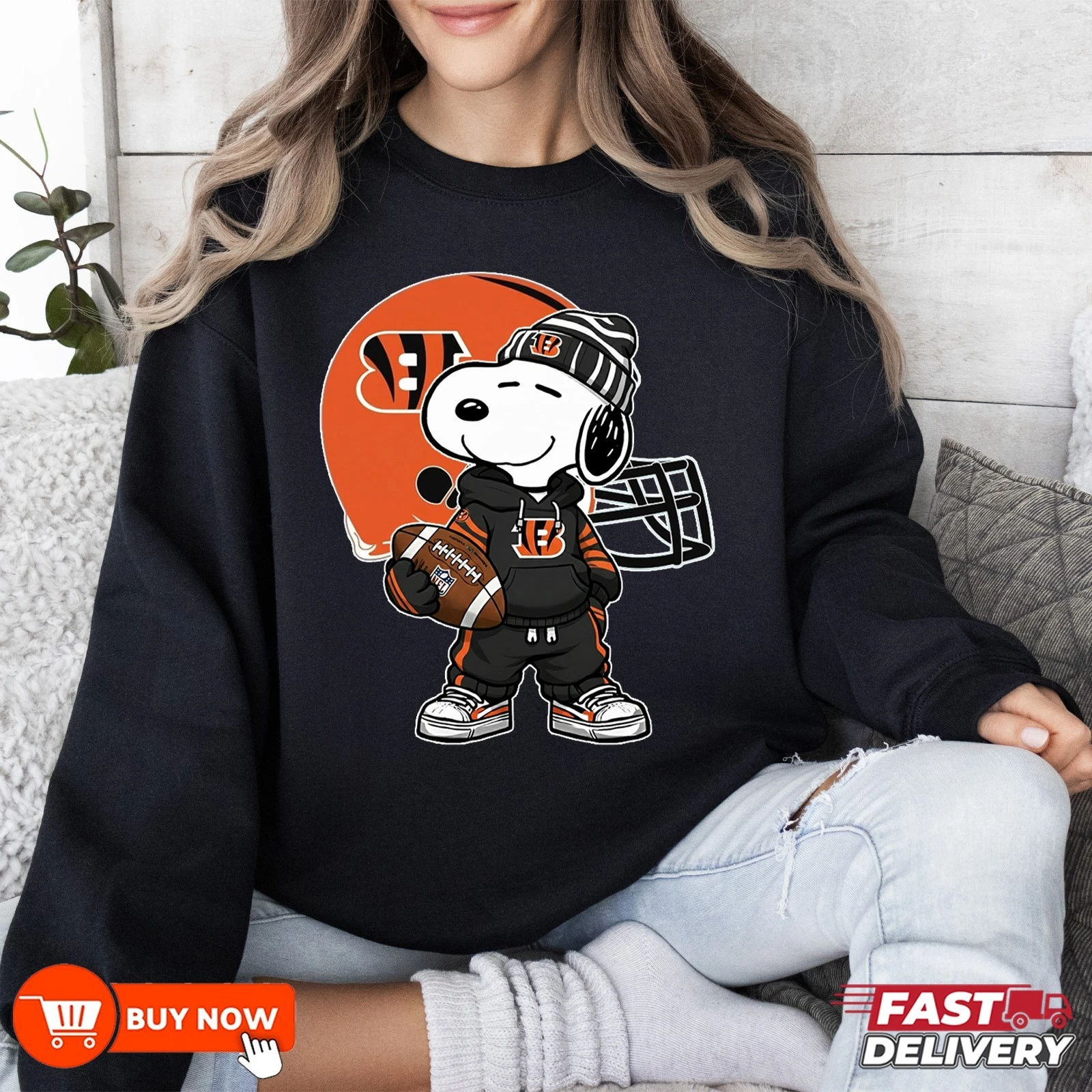 Cincinnati Bengals Football Sweatshirt