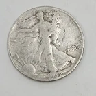 1942 Walking Liberty Half Dollar 90% Silver Philadelphia Fine To Very Fine