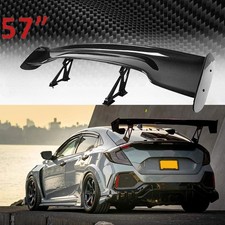 For Honda Civic 57 Gt Rear Trunk Spoiler Wing Carbon Fiberlook