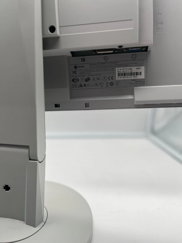 Eizo Flexscan  23" Monitor Full HD EV2336W Pivot Funktion Displayport , DVI, VGA - Bild 4 von 4