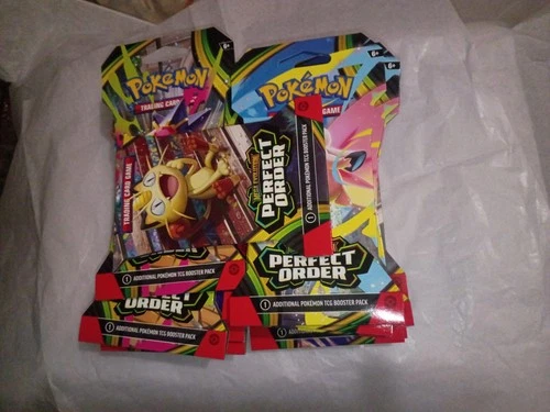 Pokémon TCG Perfect Order 22 Open Booster Packs + Ex Energy And Gengar Holo!