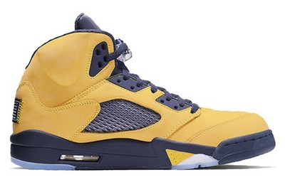 Size 9.5 - Air Jordan 5 Retro SP Michigan for sale online | eBay