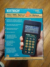 Extech Instruments FO600 Fiber Optical Power Meter in Case with USA Please Read.