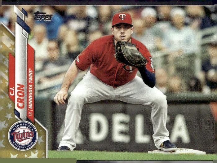 2020 Topps #154 C.J. Cron Gold Star
