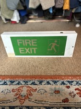 Vintage Fire Exit Light Emergency Light