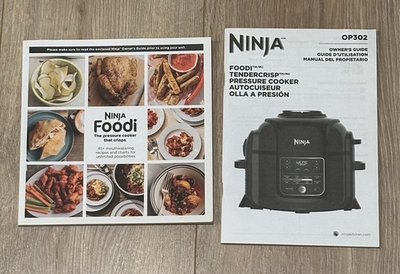 #ad Ninja Foodi Pressure Cooker That Crisps Complete Cookbook And Manual $9.99