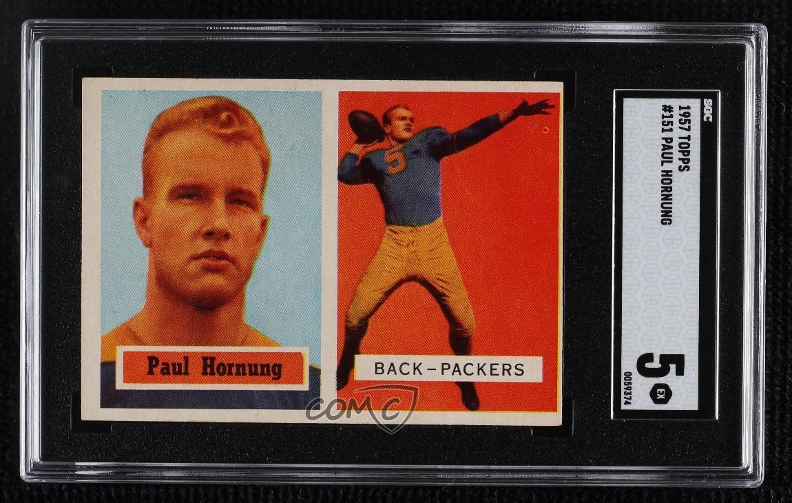 1957 Topps Paul Hornung #151 SGC 5 HOF 0q4x