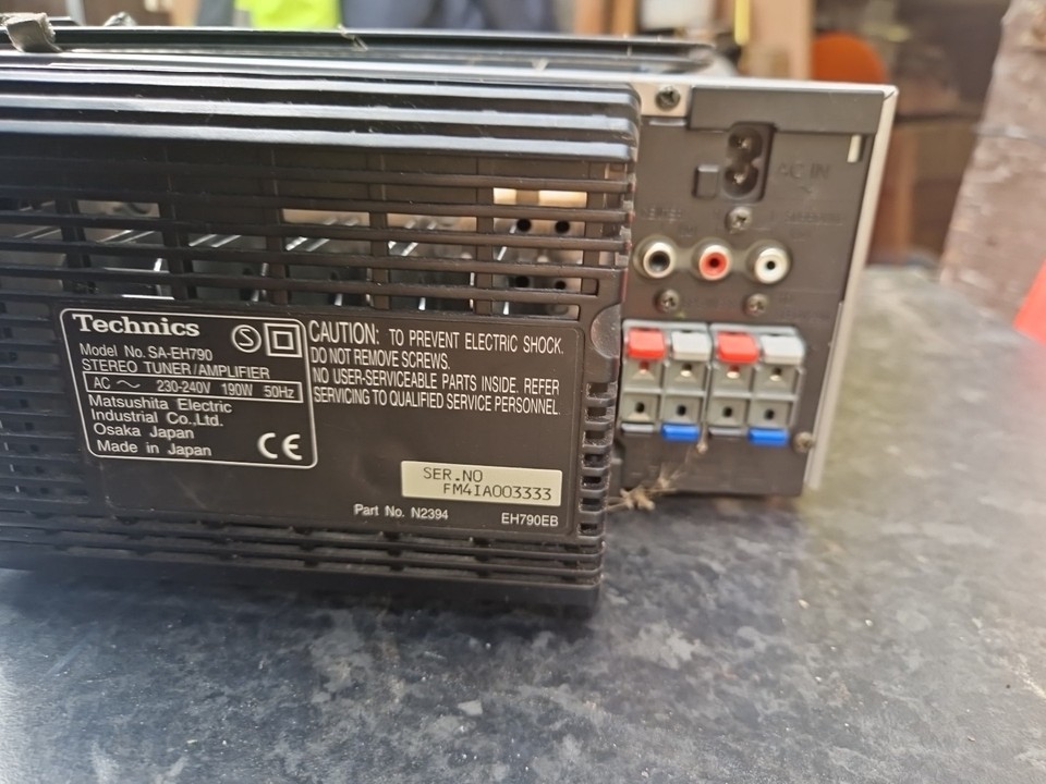Technics Stereo Amplifier SA-EH790 Stack system HiFi Unit | eBay UK