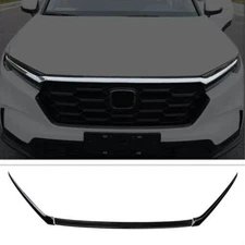For Honda CR-V 2023-2026 ABS Black Front Bumper Engine Lid Grill Cover Kit