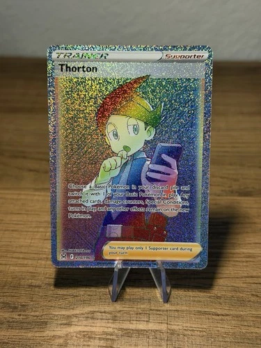 Thorton (Rainbow Secret Rare) - 210/196 - Lost Origin SWSH - Pokemon 2022 - NM