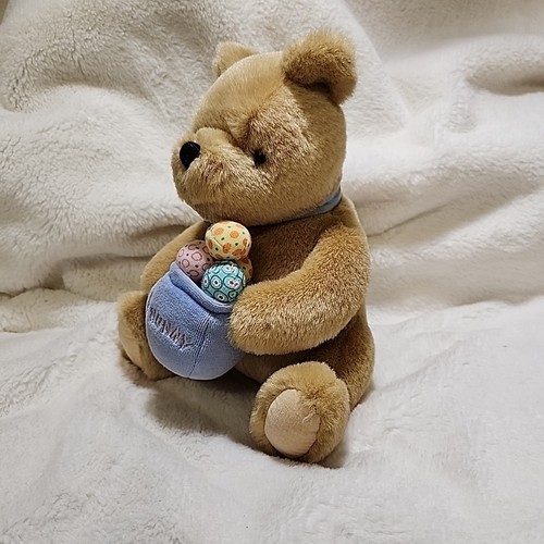 Classic 9" Pooh Gund Winnie the Pooh Bear Stuffed Plush Hunny Honey Pot Disney - Picture 8 of 9