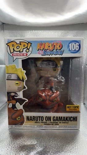 Funko Pop! Naruto on Gamakichi Hot Topic Exclusive Damaged Naruto Shippuden #106