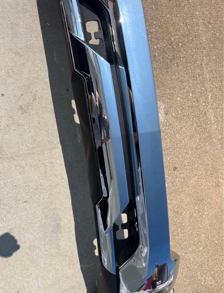 For 2016/2017/2018 Chevy Silverado 1500 Front Bumper Cover Chrome - Image 4 of 4