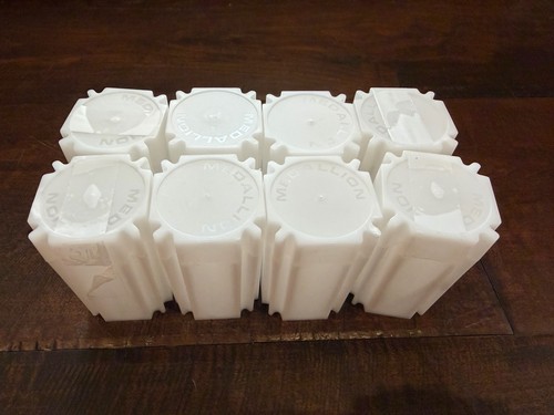 Coinsafe Medallion Tubes For 39mm Silver Or Copper Rounds- Box Of 8 Used