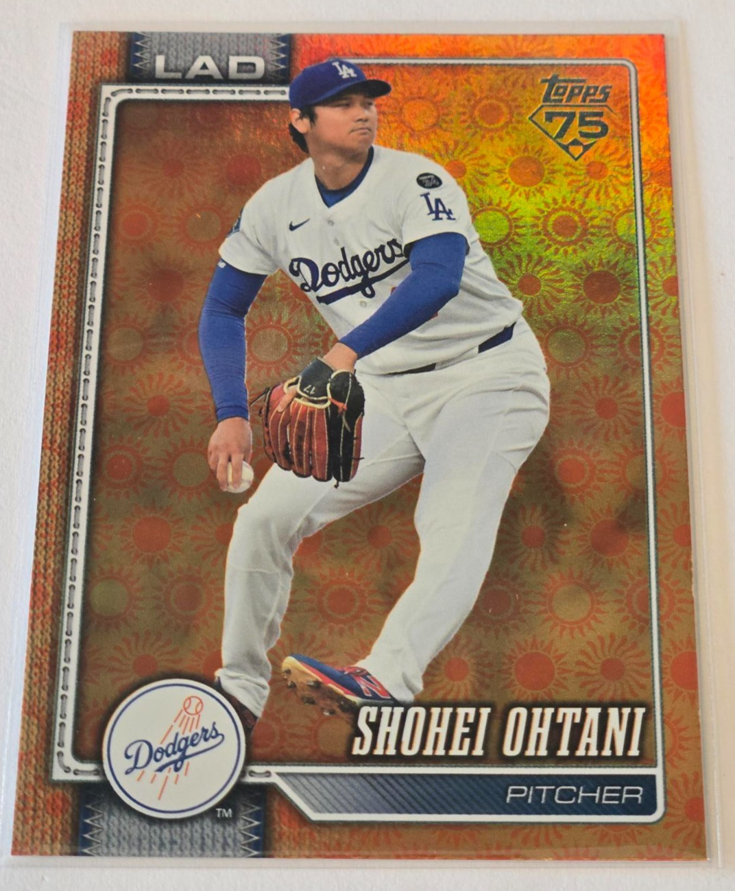 Shohei Ohtani #500 Holiday Summer SunFoil Parallel 2026 Topps Series 2 Dodgers