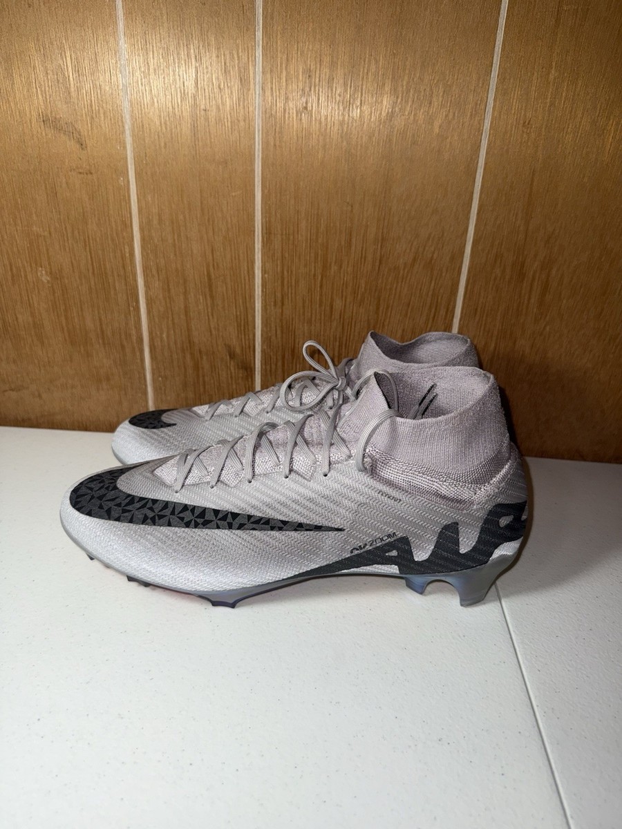 NEW Nike Mercurial Superfly 9 Elite FG Soccer Cleats HF4382-001 Size 9.5 Gray Nike Mercurial Superfly 9 Elite FG Grey Soccer Cleats HF4382  main image 3