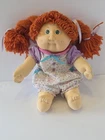 Cabbagepatch Kids 1980s Vintage Green Eyes/ Red Hair With CPK Outfit And Diaper